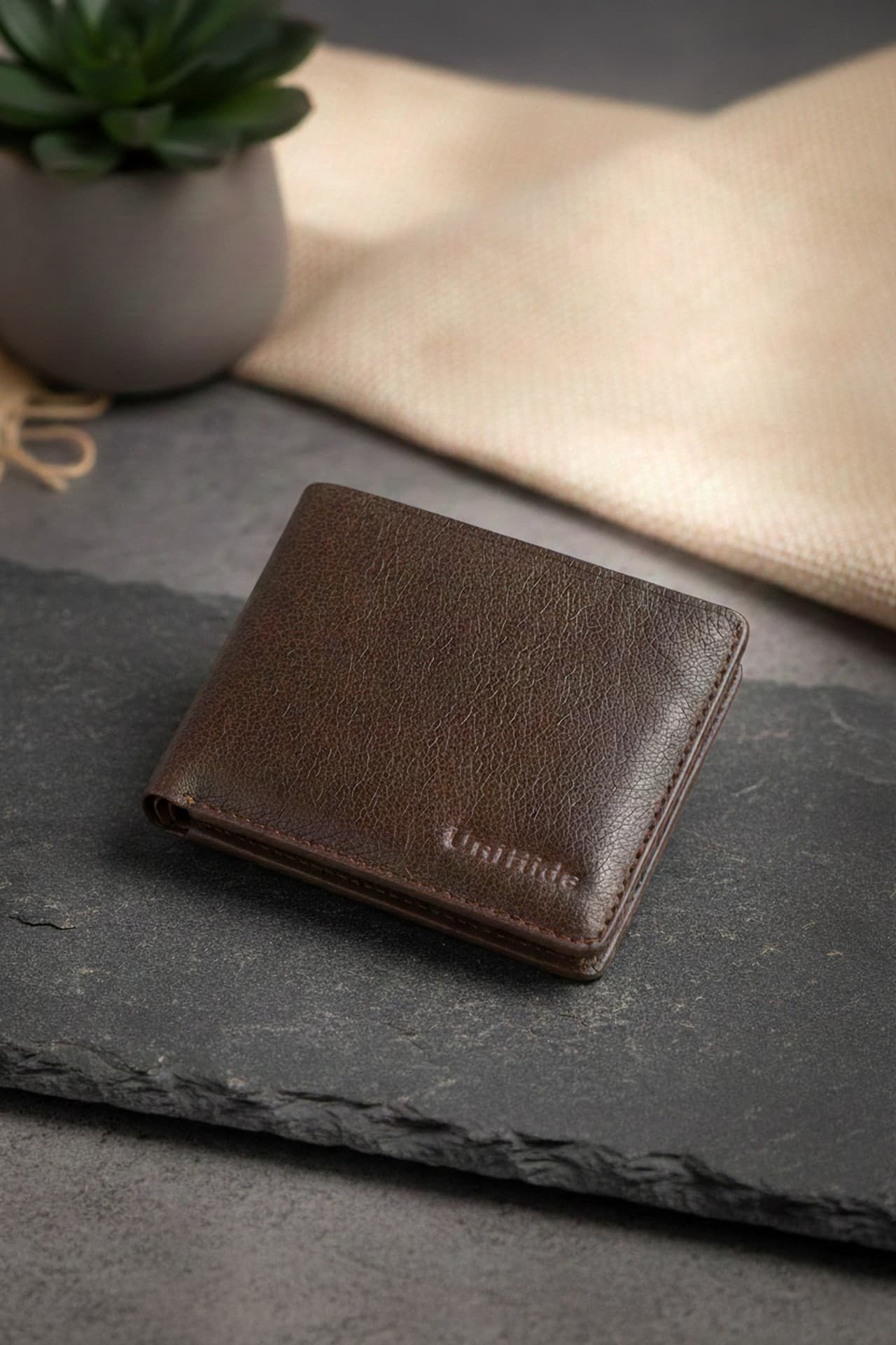 Genuine Leather Slim Wallet - Slim thumbnail 3