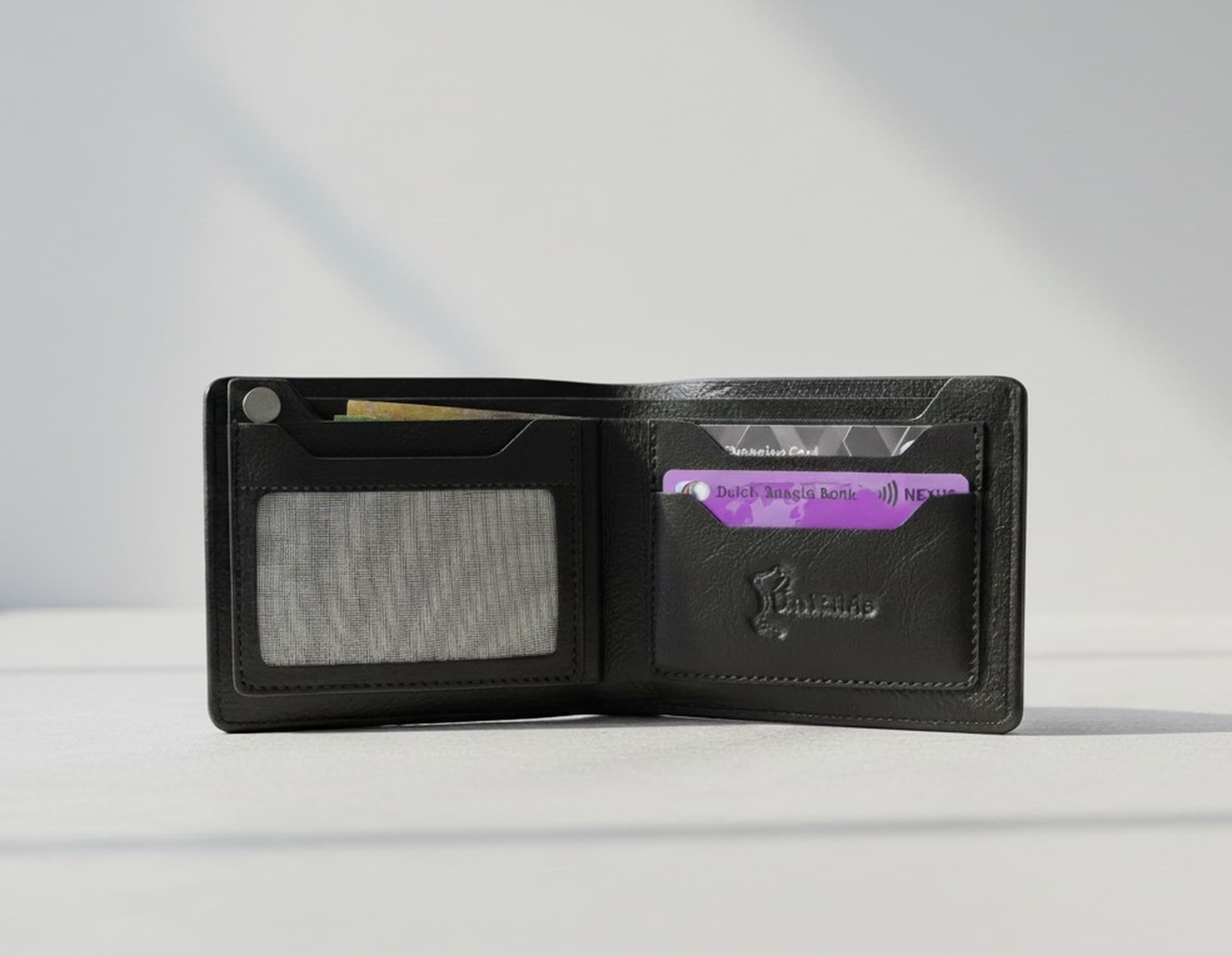 Genuine Leather Bifold Wallet - Bifold thumbnail 2