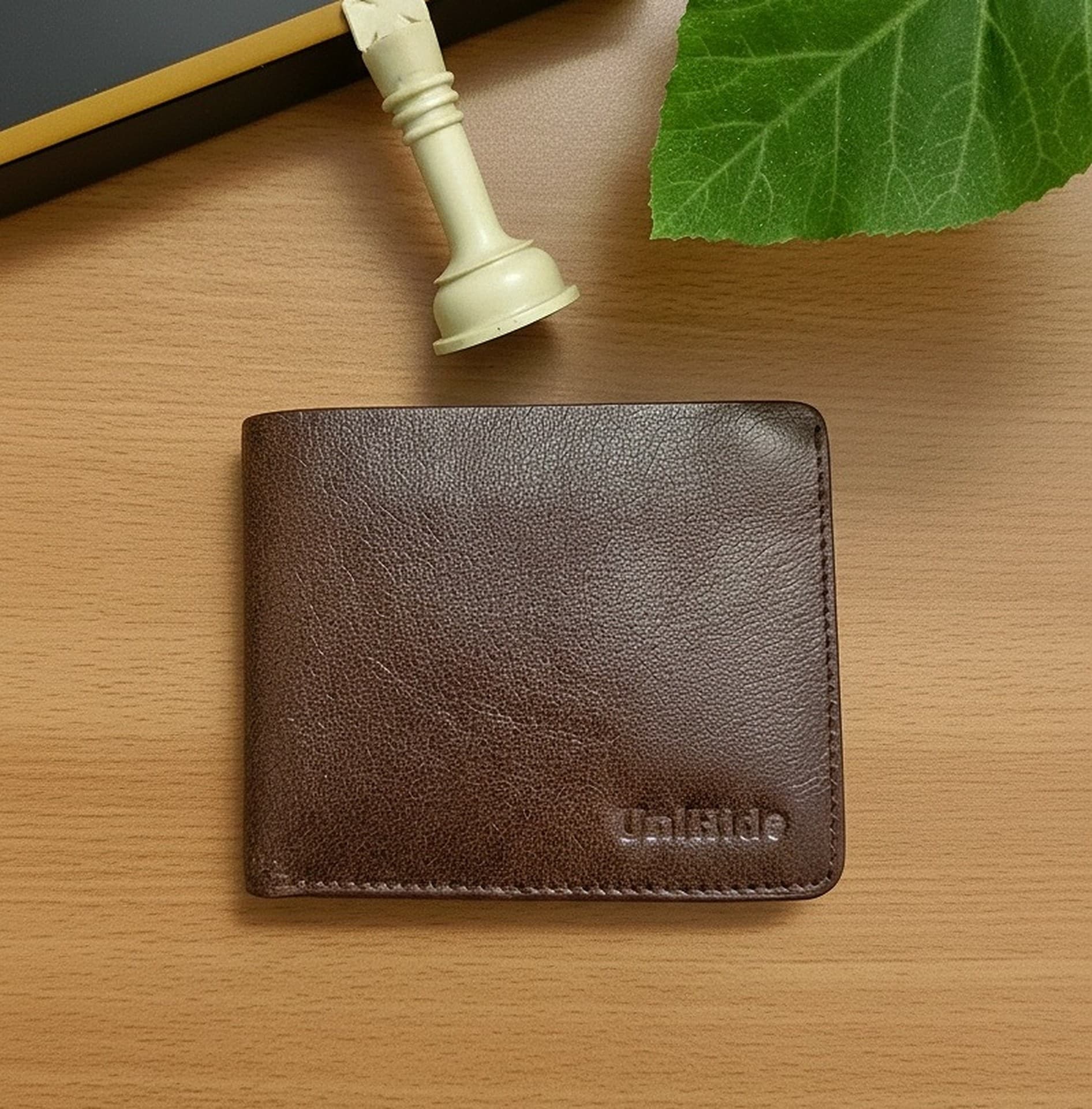 Genuine Leather Bifold Wallet - Bifold thumbnail 3