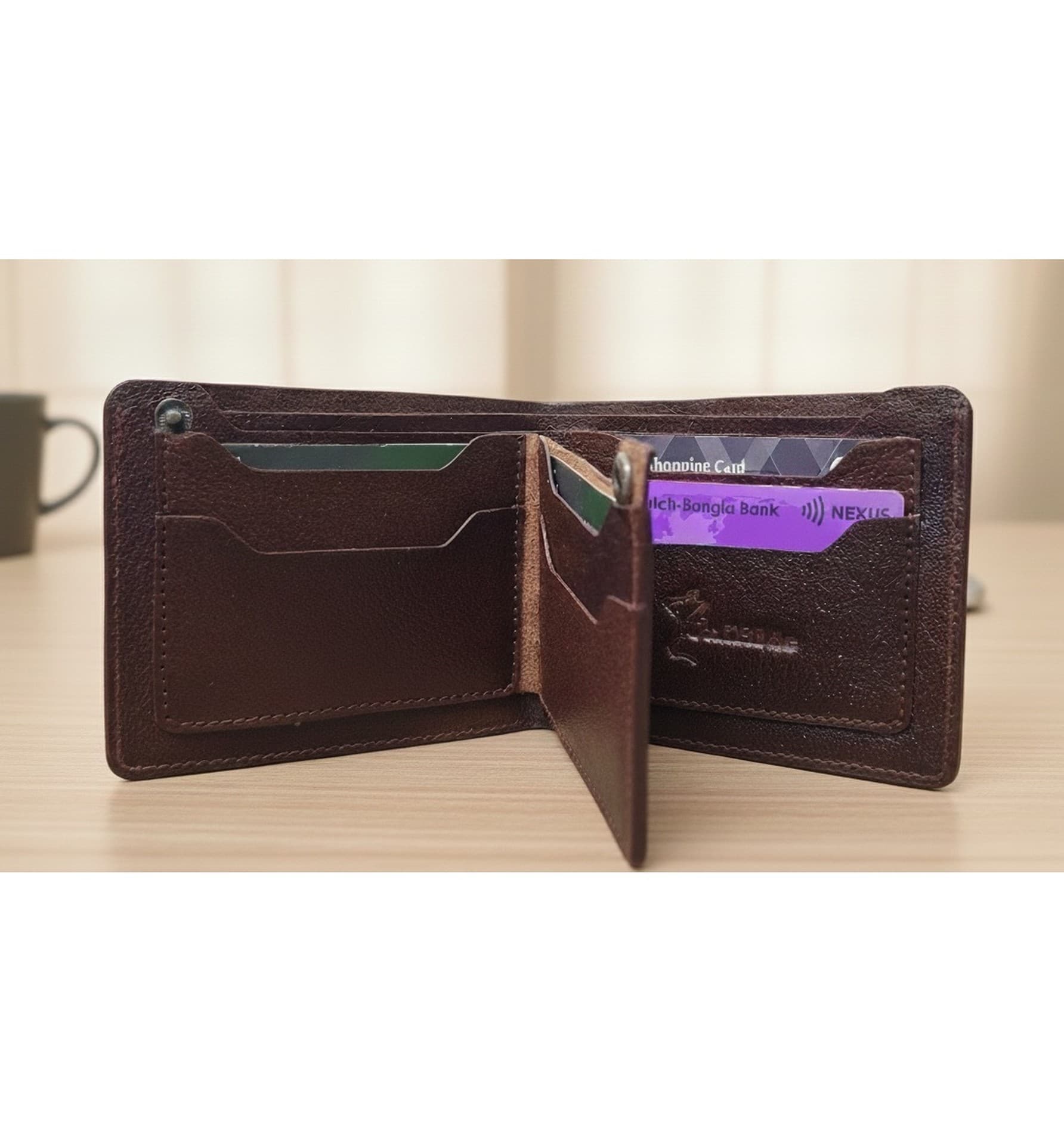 Genuine Leather Bifold Wallet - Bifold thumbnail 5