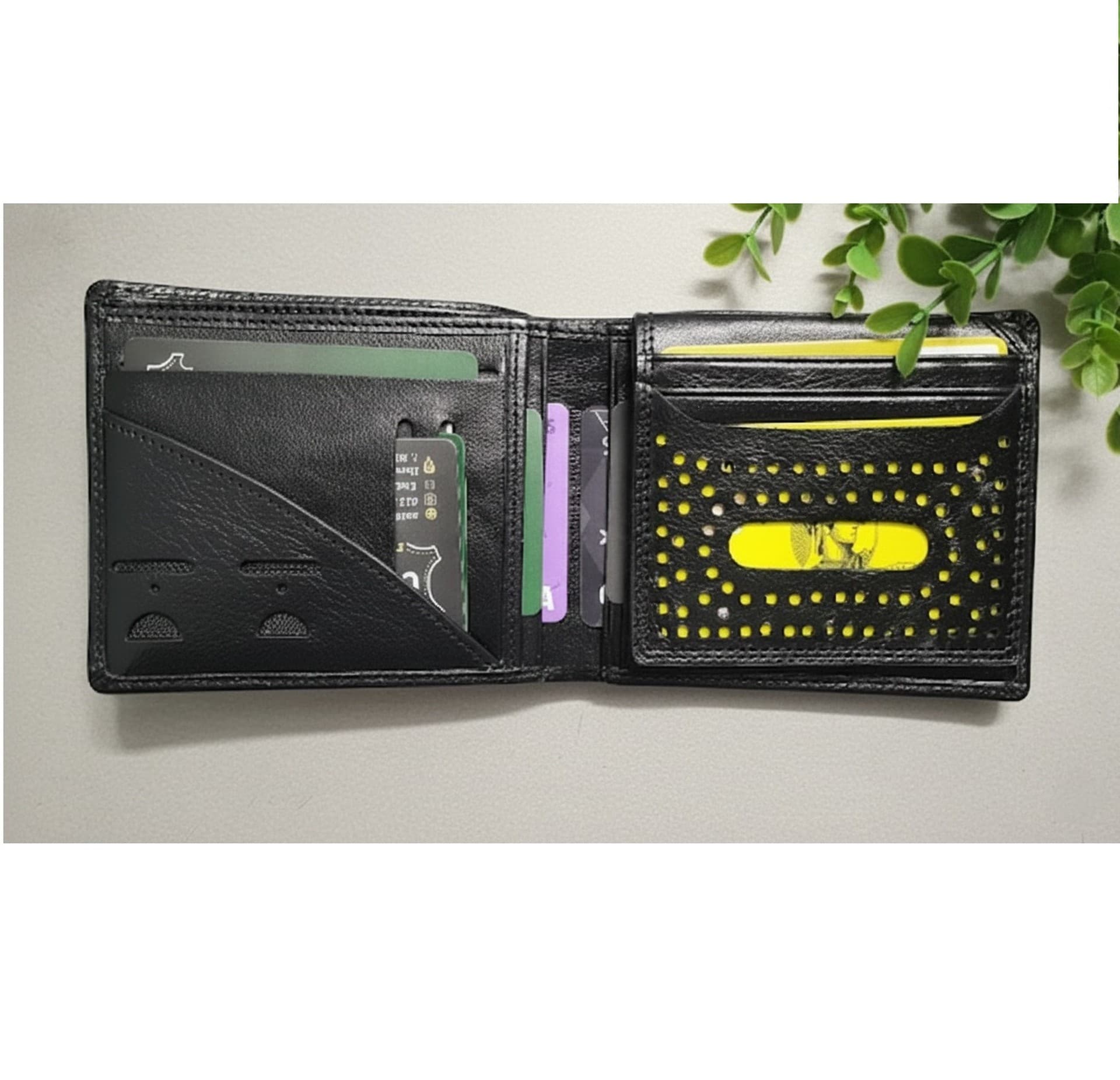 Genuine Leather Bofold Wallet - Bifold thumbnail 2