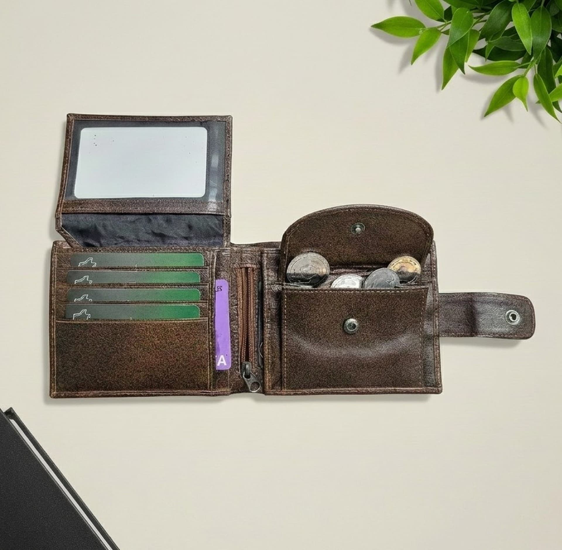 Bifold Organizer Spacious Wallet thumbnail 6