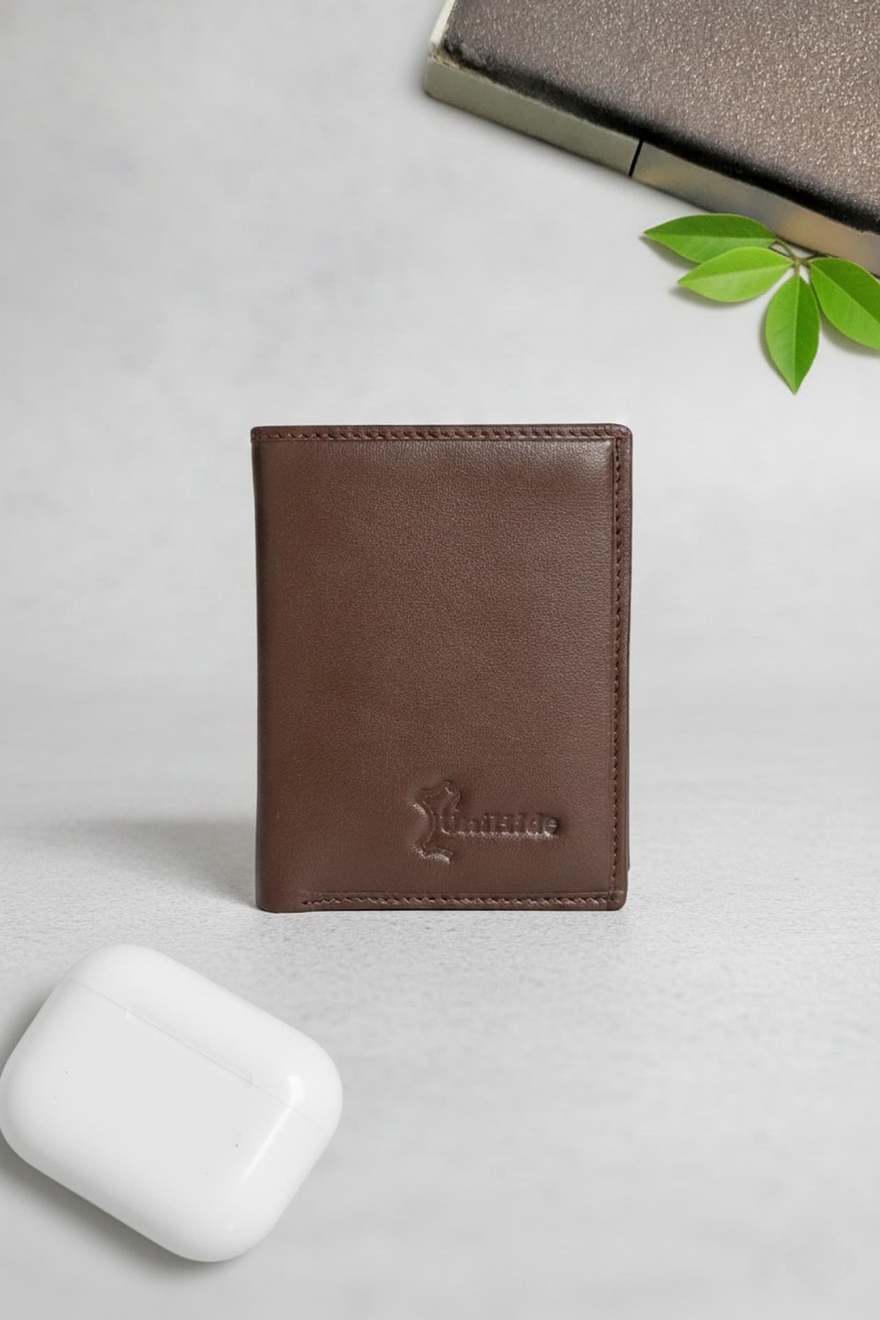Genuine Leather Slim Wallet - Cross thumbnail 3