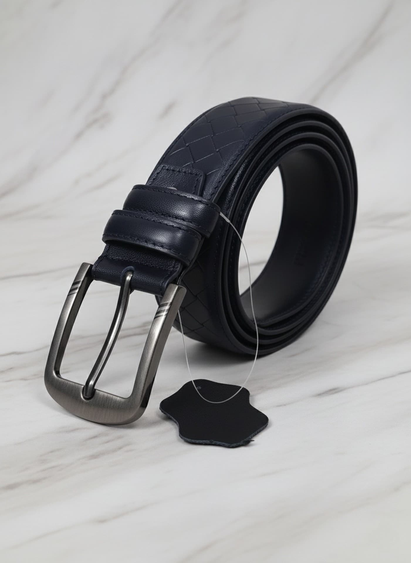 Genuine Leather Belt - Square thumbnail 3