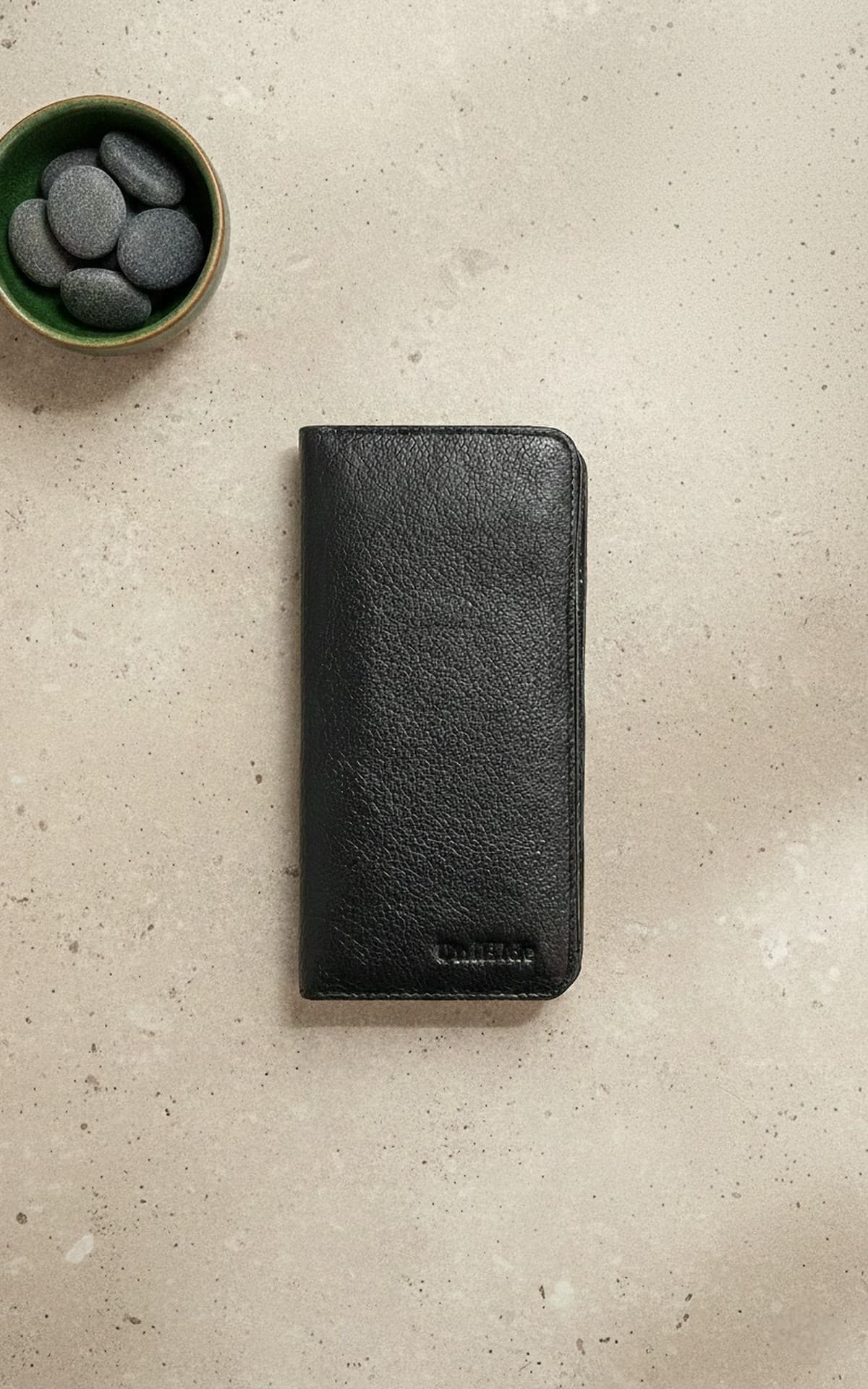 Genuine Leather Long Wallet - Diago